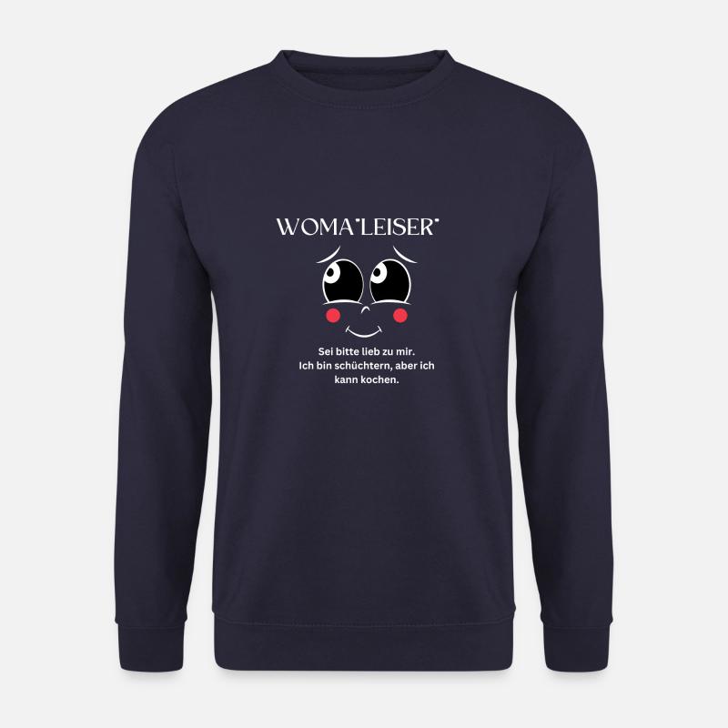 Woma*leiser* - Unisex Pullover - Navy
