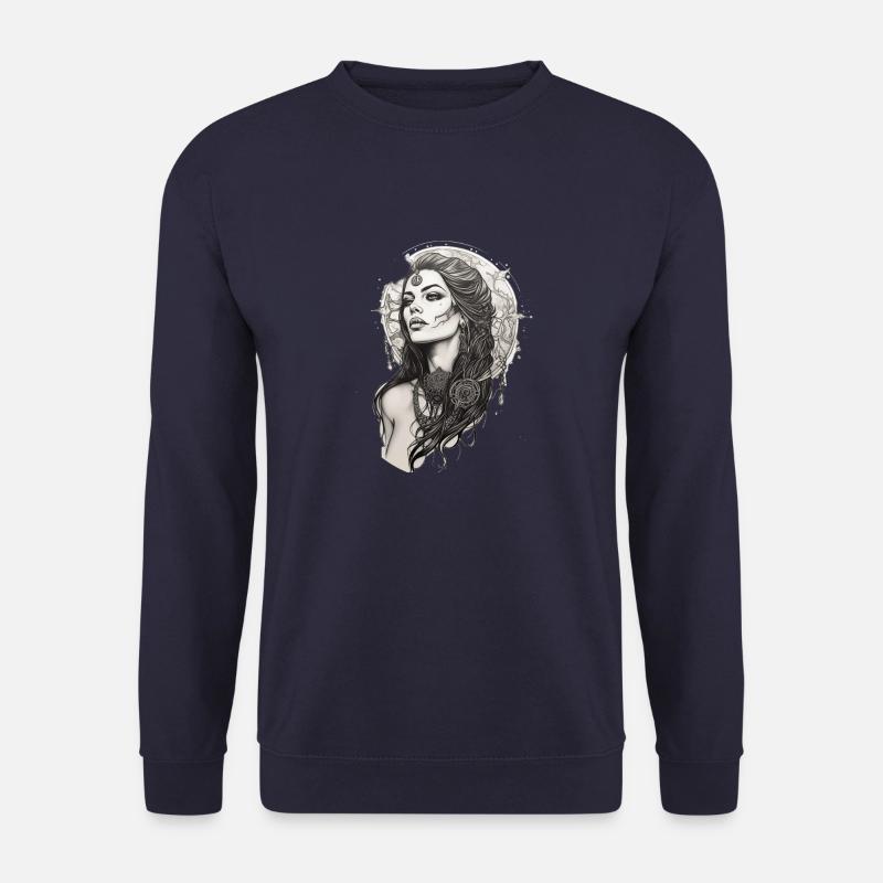 Morrigan from the Celtic - Unisex Sweatshirt - navy