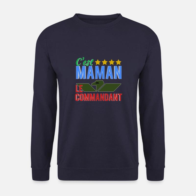 C'est maman le commandant - Sweat-shirt Unisexe - marine