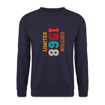 Millésime 1968 - Sweat-shirt Unisexe - marine - Devant - Alina (178cm) & Michal (187cm)