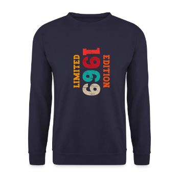 Vintage 1969 - Unisex Pullover - Navy - Vorne - Alina (178cm) & Michal (187cm)
