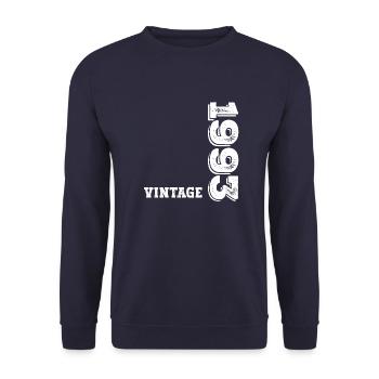Vintage 1993 - Unisex Pullover - Navy - Vorne - Alina (178cm) & Michal (187cm)