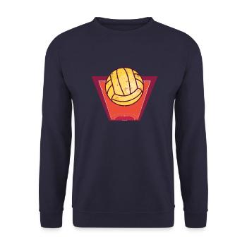 Volleyball vintage - Unisex Sweatshirt - navy - Front - Alina (178cm) & Michal (187cm)