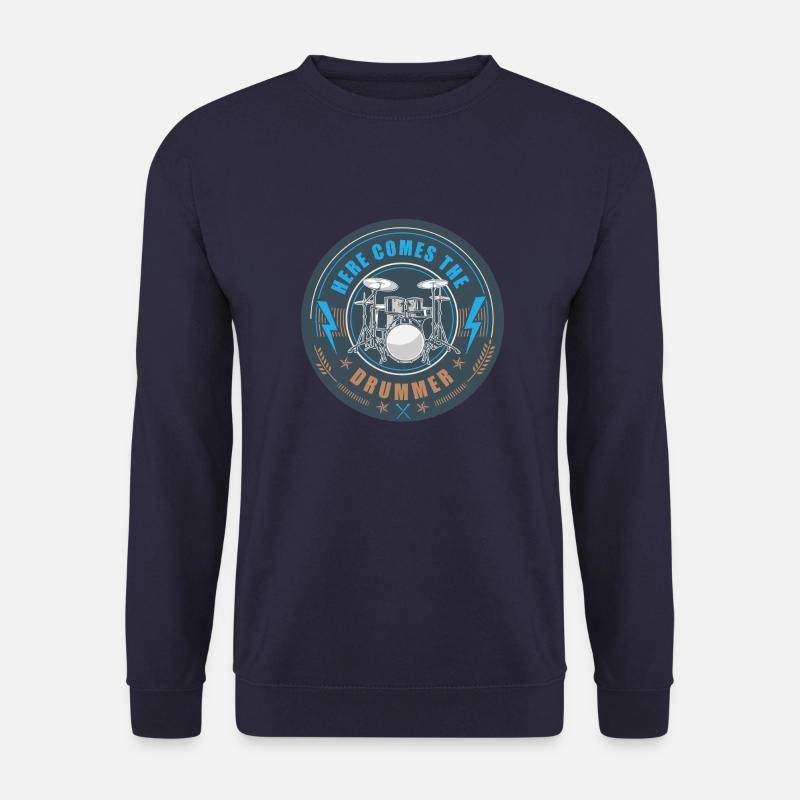 Here comes the Drummer - Unisex Sweatshirt - navy