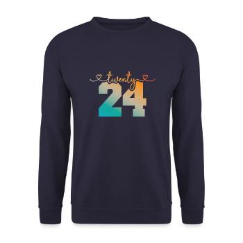 2024 - Unisex Pullover - Navy - Vorne - Alina (178cm) & Michal (187cm)