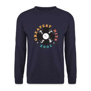 Vintage 2001 - Unisex Sweatshirt - navy - Front - Alina (178cm) & Michal (187cm)