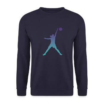 Basket-ball Filles - Sweat-shirt Unisexe - marine - Devant - Alina (178cm) & Michal (187cm)