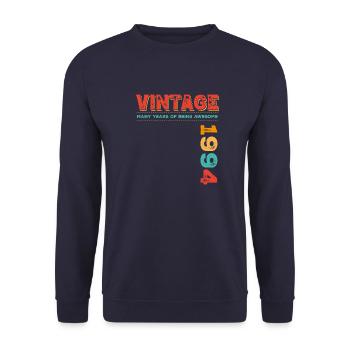 Millésime 1994 - Sweat-shirt Unisexe - marine - Devant - Alina (178cm) & Michal (187cm)