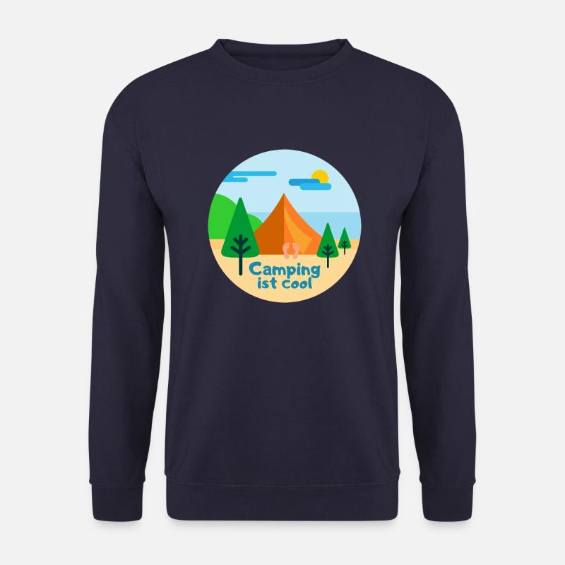 Camping ist cool - Unisex Pullover - Navy