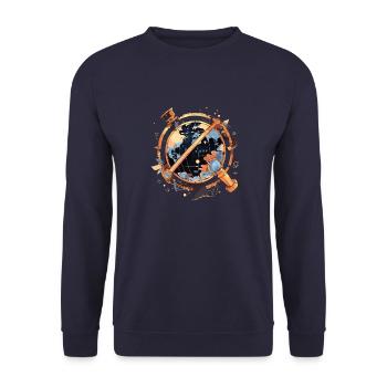 Globus - Unisex Pullover - Navy - Vorne - Alina (178cm) & Michal (187cm)