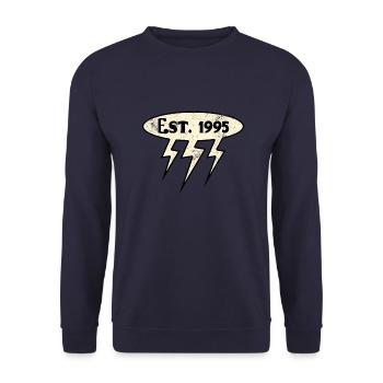 Millésime 1995 - Sweat-shirt Unisexe - marine - Devant - Alina (178cm) & Michal (187cm)