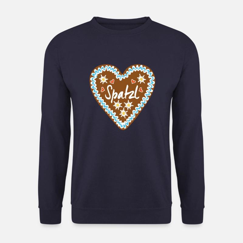 Spatzl - Lebkuchenherz - Unisex Pullover - Navy