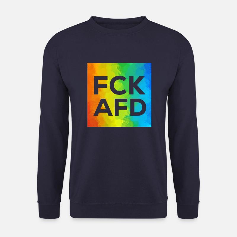 Fck AFD Cutout - Unisex Pullover - Navy