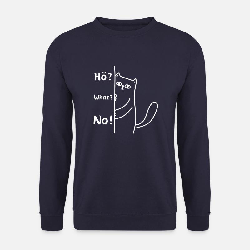 Hö What No - Unisex Pullover - Navy
