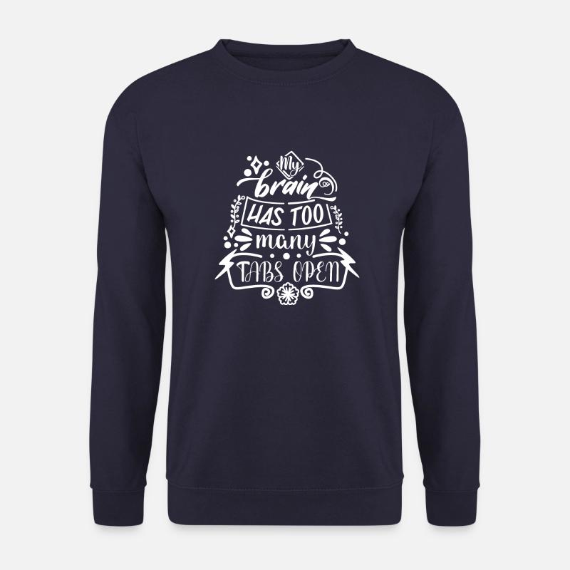 Too Many tabs - Unisex Pullover - Navy