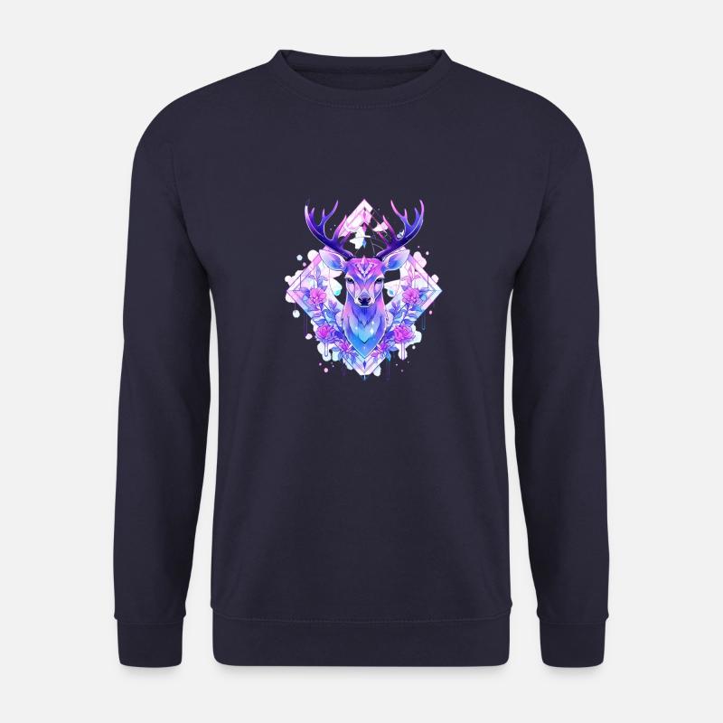 Cerf - Sweat-shirt Unisexe - marine