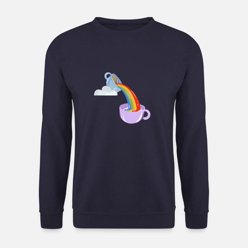 Rainbow Tea - Unisex Pullover - Navy