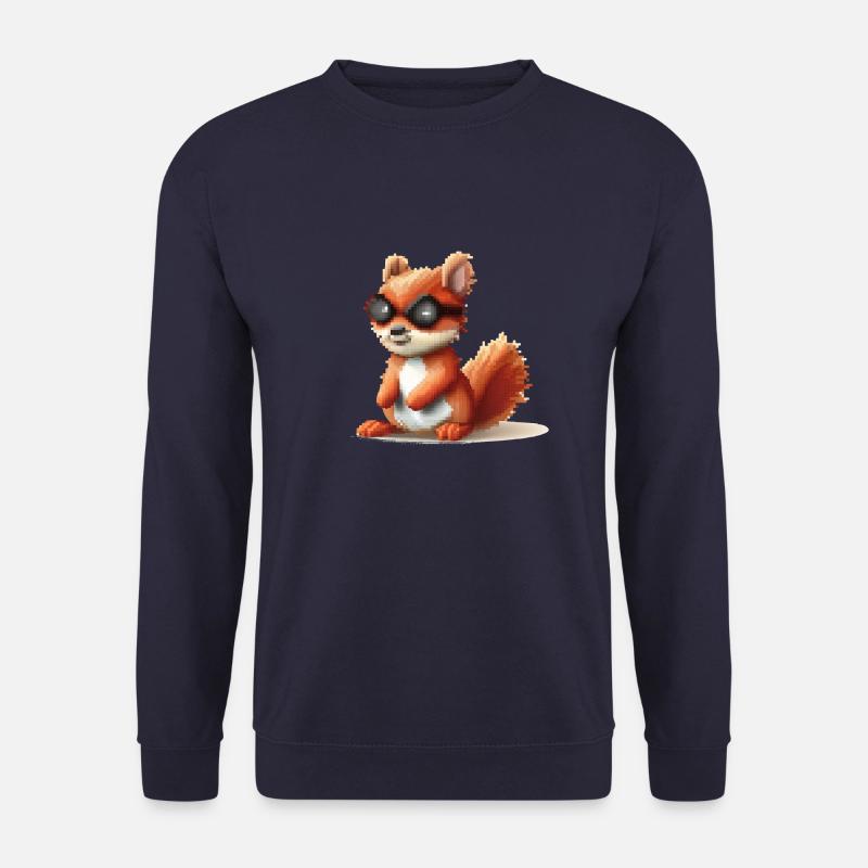Pixou das Eichhörnchen - Unisex Pullover - Navy