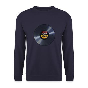 1969 Vintage Vintage Birthday Gift - Unisex Sweatshirt - navy - Front - Alina (178cm) & Michal (187cm)