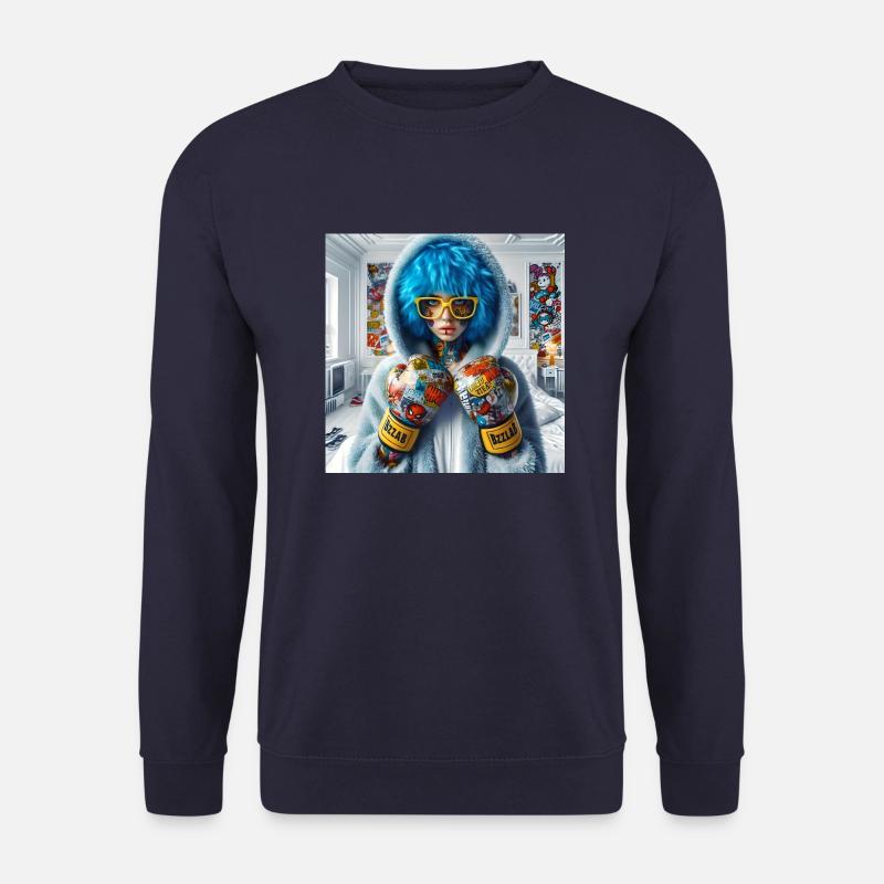 Pop Comic Boxing - Unisex Pullover - Navy