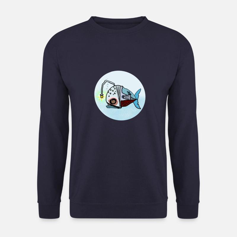 Leuchtfisch Unterwasserlamp - Unisex Pullover - Navy