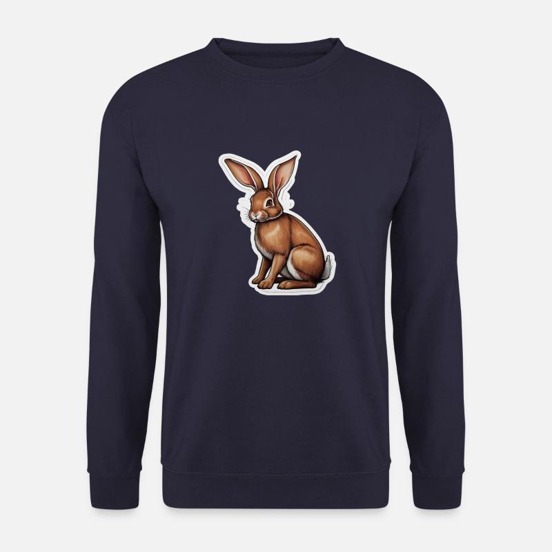 Hase Ostern Süß - Unisex Pullover - Navy
