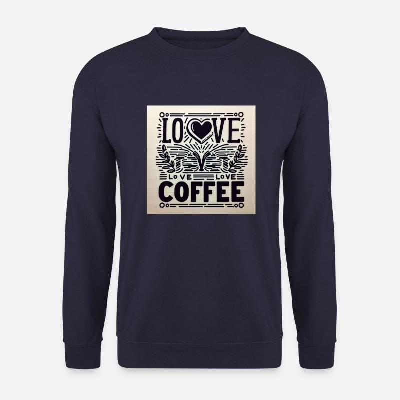 Ich liebe Kaffee - Unisex Pullover - Navy