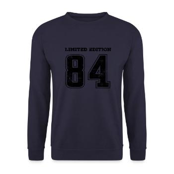 Millésime 1984 - Sweat-shirt Unisexe - marine - Devant - Alina (178cm) & Michal (187cm)