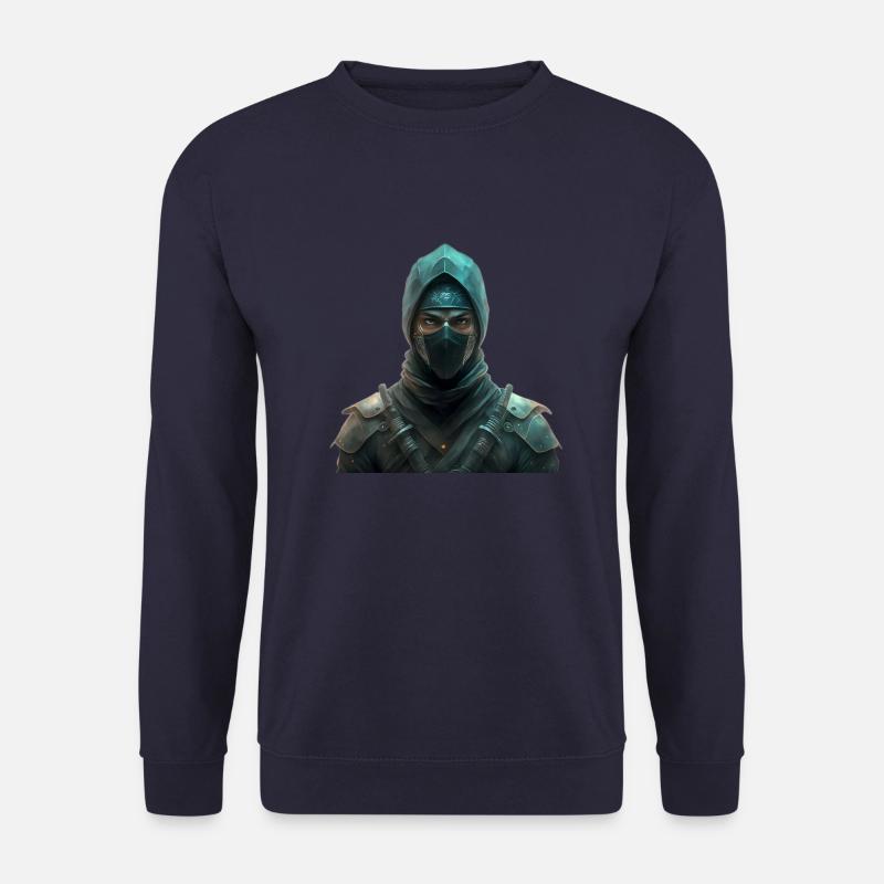 Ninja-Mann - Unisex Pullover - Navy