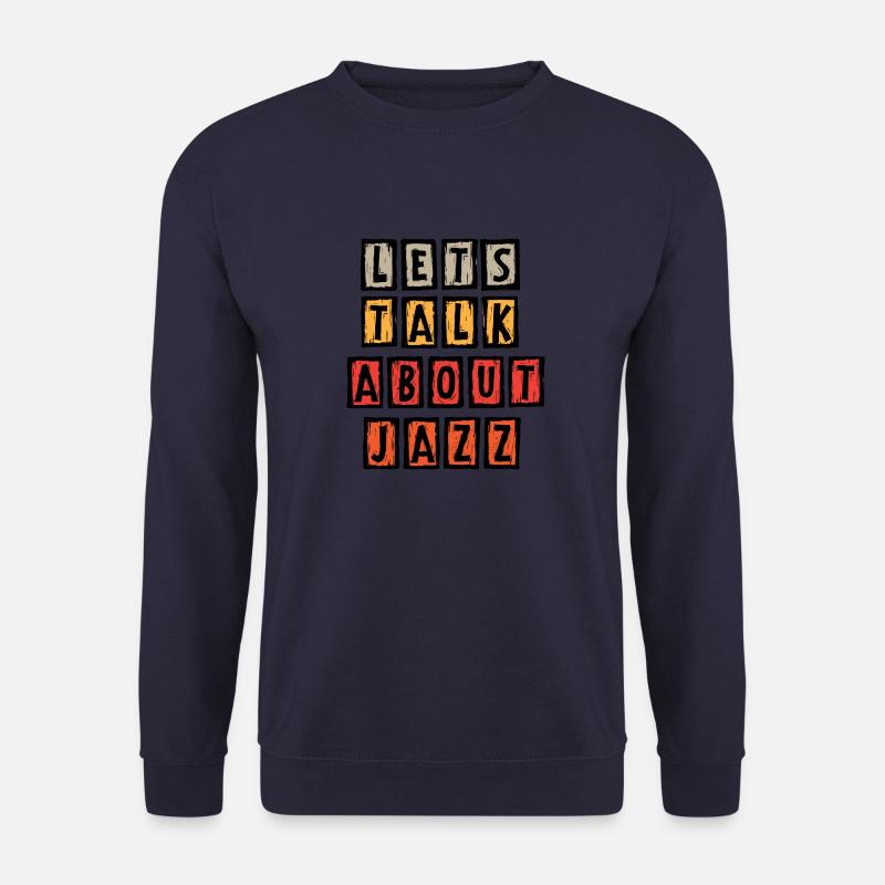Let's talk about Jazz - Unisex Pullover - Navy