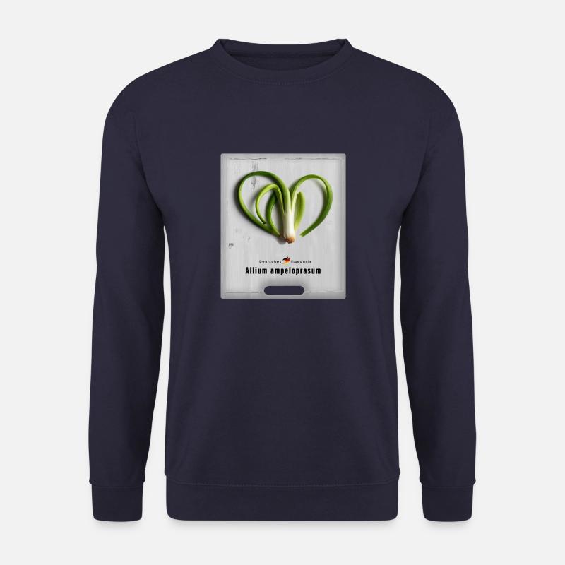 German Art - Lauch Herz - Unisex Pullover - Navy