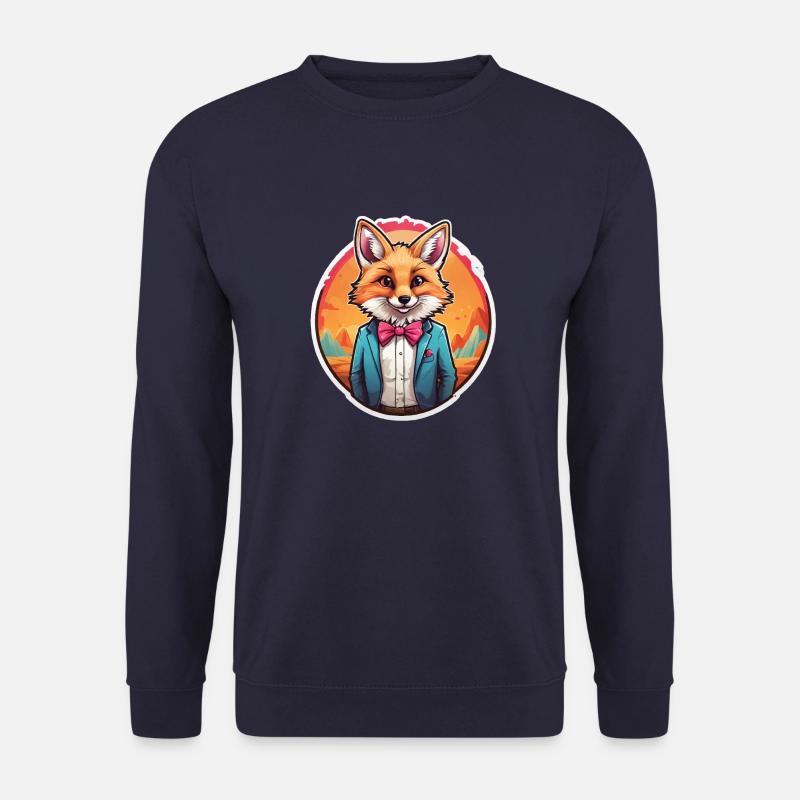 Lustiges Comic Fuchs - Unisex Pullover - Navy