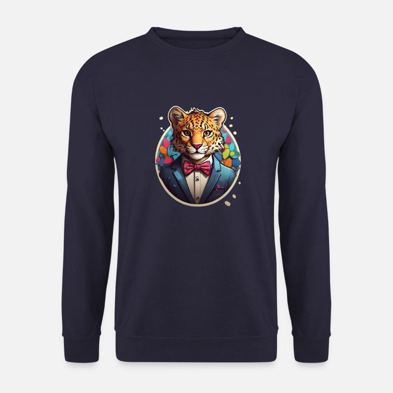 Lustiges Comic Tiger - Unisex Pullover - Navy