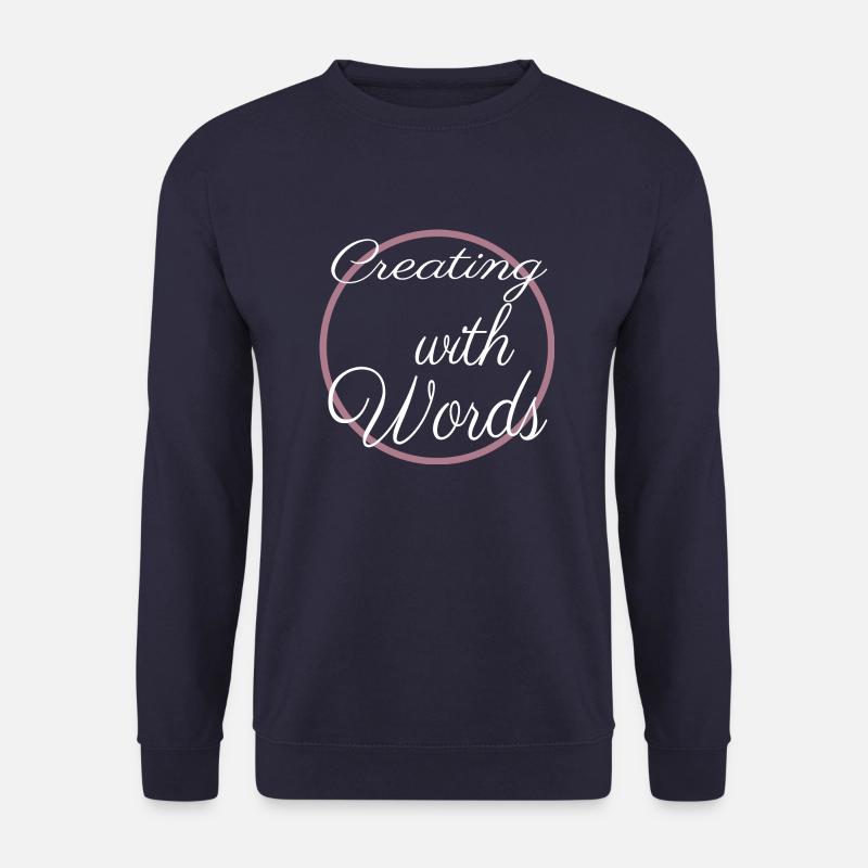 writing inspiration statement innovative ideas - Unisex Sweatshirt - navy