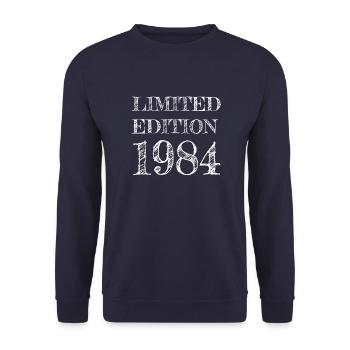 Millésime 1984 - Sweat-shirt Unisexe - marine - Devant - Alina (178cm) & Michal (187cm)