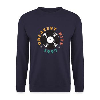 Millésime 1997 - Sweat-shirt Unisexe - marine - Devant - Alina (178cm) & Michal (187cm)