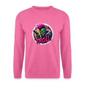Troll-Punk - Unisex Pullover - Pink - Vorne