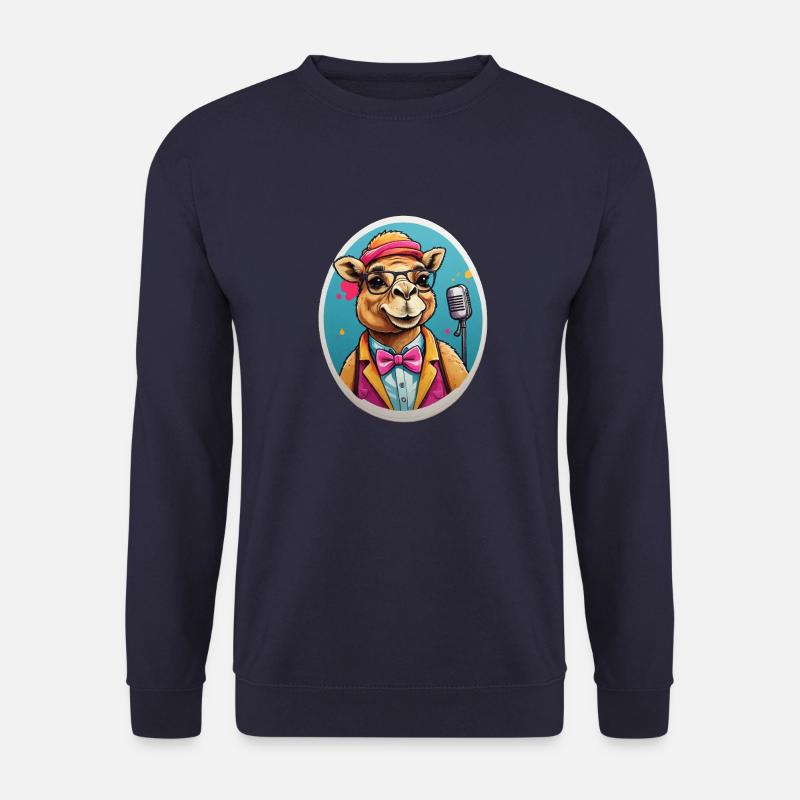 Lustiges Comic Kamel - Unisex Pullover - Navy