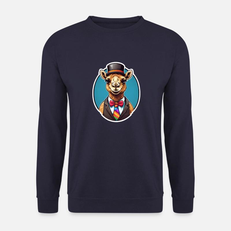 Lustiges Comic Kamel - Unisex Pullover - Navy