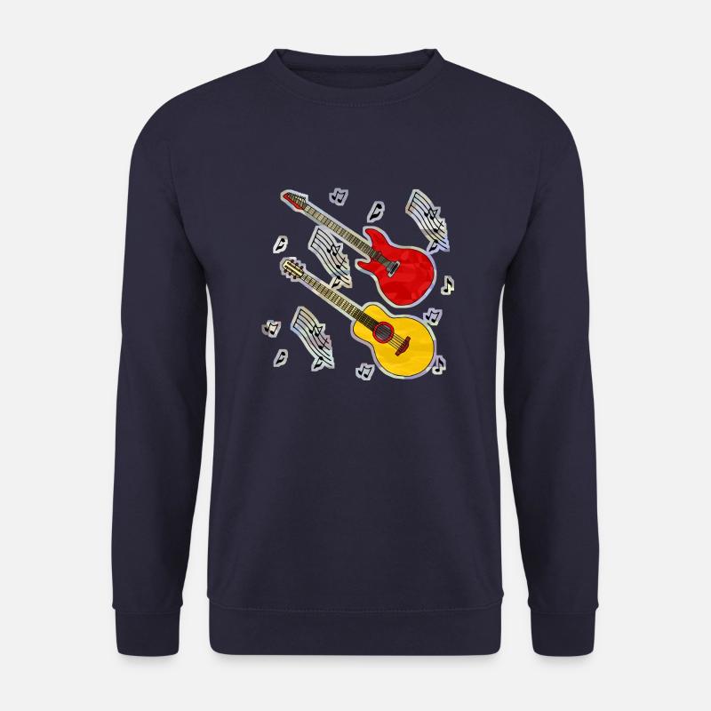 Gitarren - Unisex Pullover - Navy
