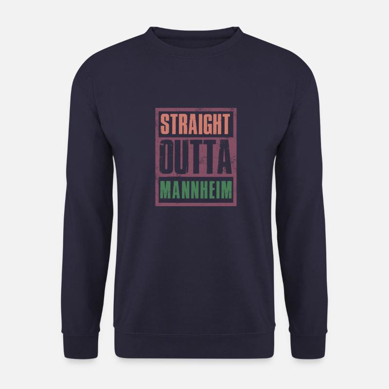Straight outta Mannheim - Unisex Pullover - Navy