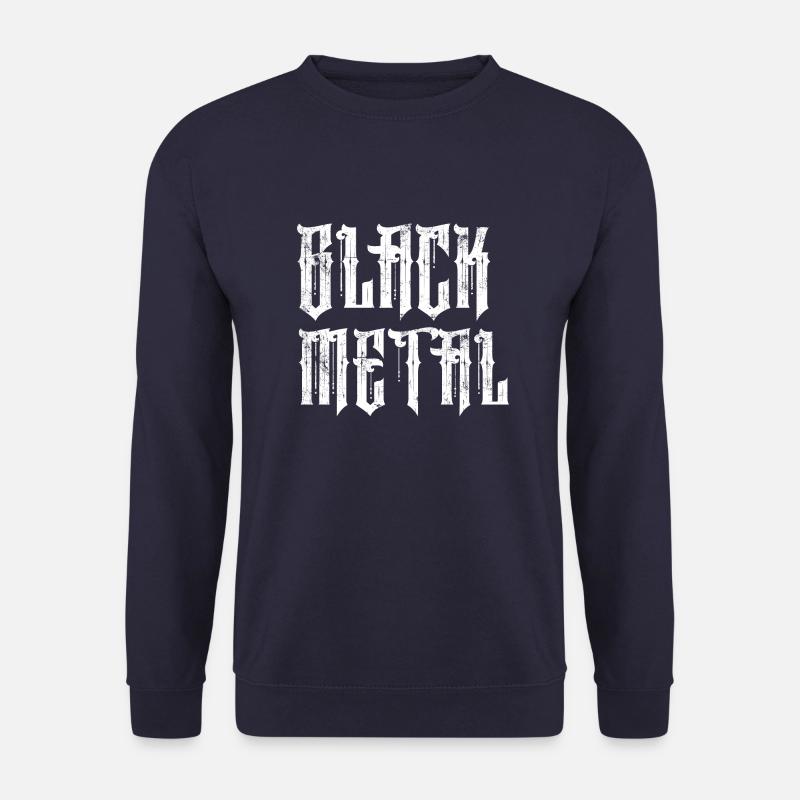 Black Metal - Unisex Pullover - Navy