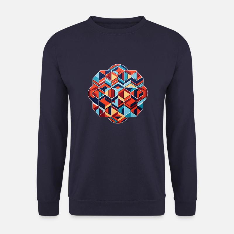 Geometric patterns - Unisex Sweatshirt - navy