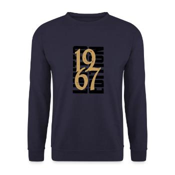 Vintage 1967 - Unisex Pullover - Navy - Vorne - Alina (178cm) & Michal (187cm)