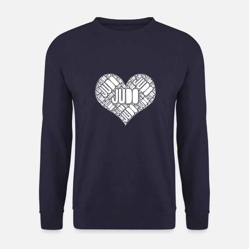 Judo Herz - Unisex Pullover - Navy