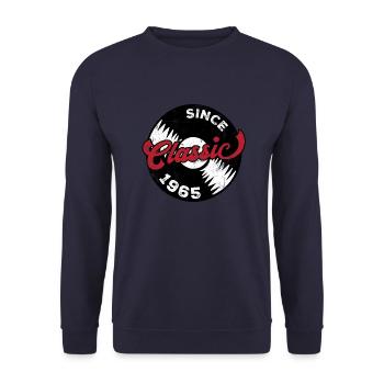 Millésime 1965 - Sweat-shirt Unisexe - marine - Devant - Alina (178cm) & Michal (187cm)