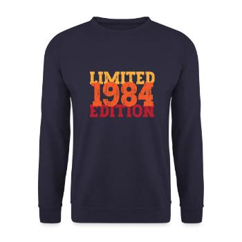 1984 Vintage - Unisex Pullover - Navy - Vorne - Alina (178cm) & Michal (187cm)