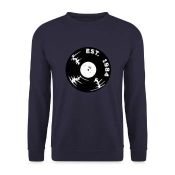 1984 Vintage - Unisex Pullover - Navy - Vorne - Alina (178cm) & Michal (187cm)