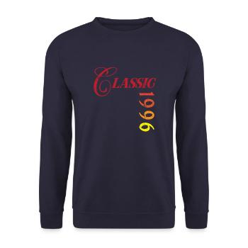 Vintage 1996 - Unisex Pullover - Navy - Vorne - Alina (178cm) & Michal (187cm)