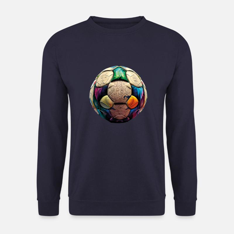 Fußball abstrakt - Unisex Pullover - Navy